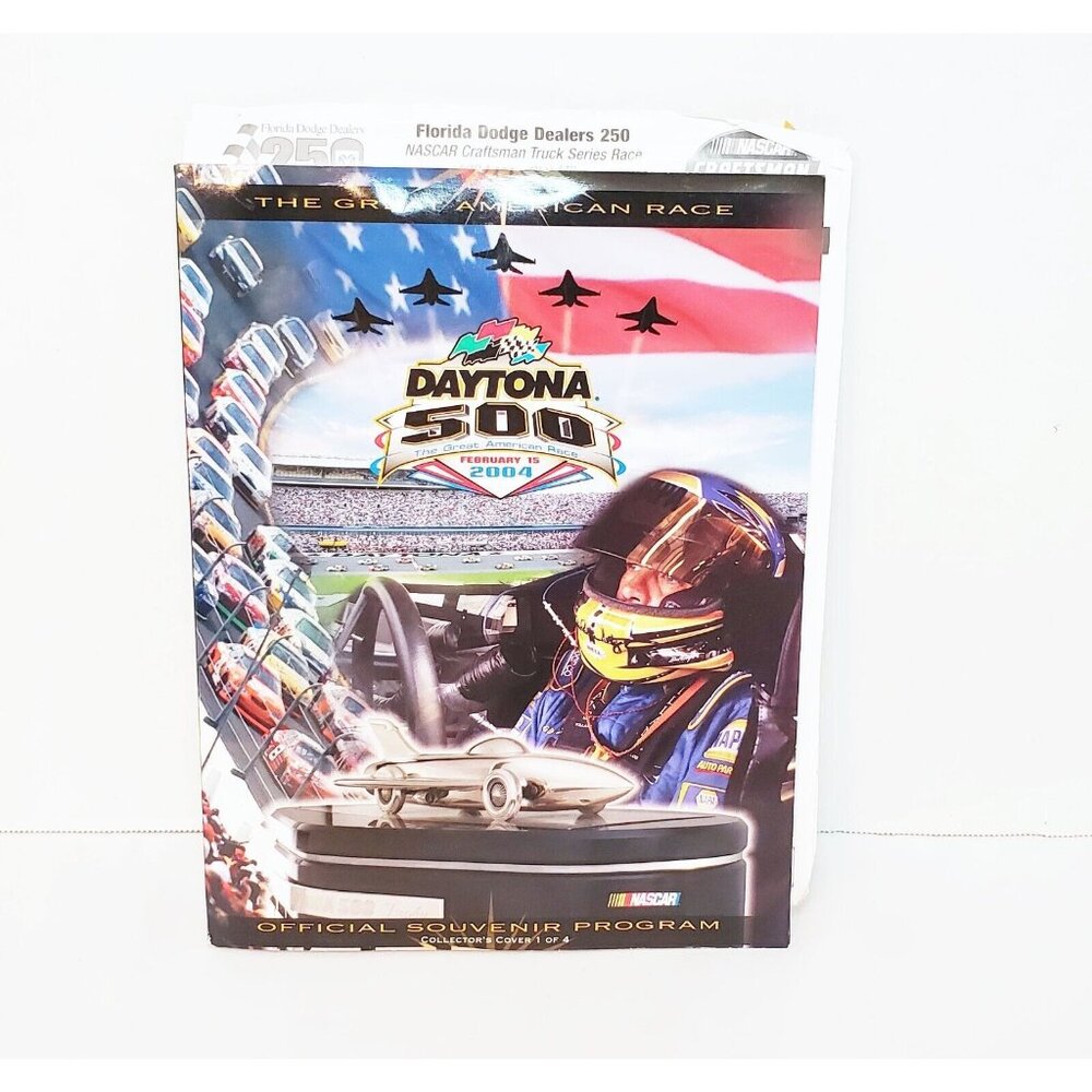Vintage 2004 Daytona 500 International Speedway NASCAR Program - Feb 15, 2004